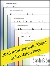 Intermediate Solo Sheets piano sheet music cover